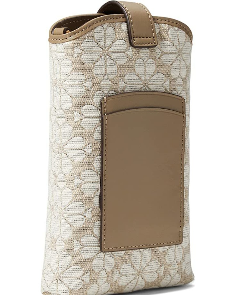 Bags Kate Spade New York | Kate Spade New York Handbags Spade Flower Jacquard North/South Crossbody Natural Multi