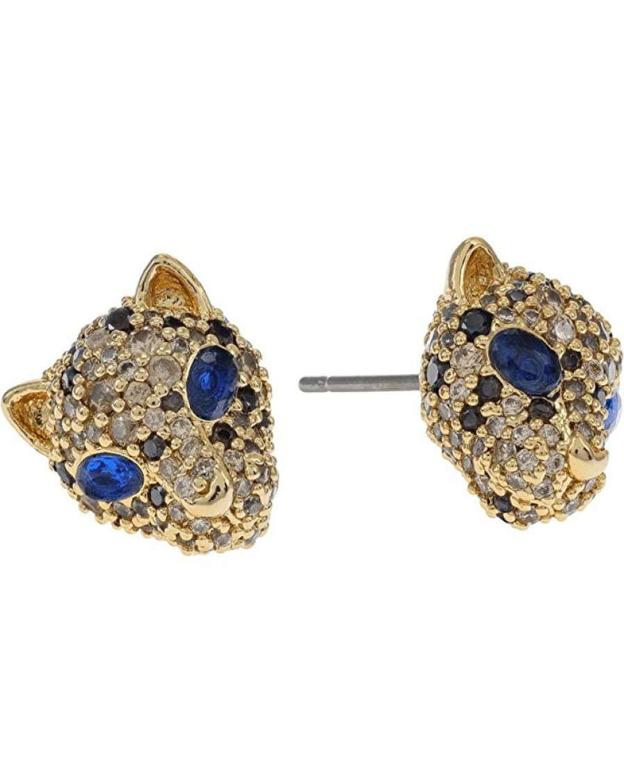 Jewelry Kate Spade New York | Kate Spade New York Fierce Leopard Studs Earrings Neutral Multi