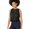 Clothing Kate Spade New York | Kate Spade New York Shirts & Tops Floral Lace Shell Black