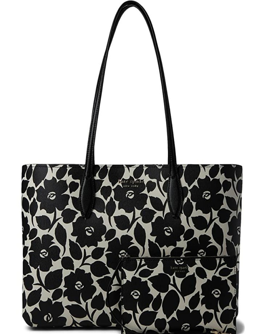 Bags Kate Spade New York | Kate Spade New York Handbags All Day Rosy Garden Large Tote Black Multi