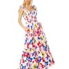 Clothing Kate Spade New York | Kate Spade New York Dresses Summer Flowers Tiered Dress Cream Multi