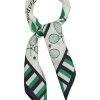 Eyewear Kate Spade New York | Kate Spade New York Scarves Racquet Club Silk Bandana French Cream