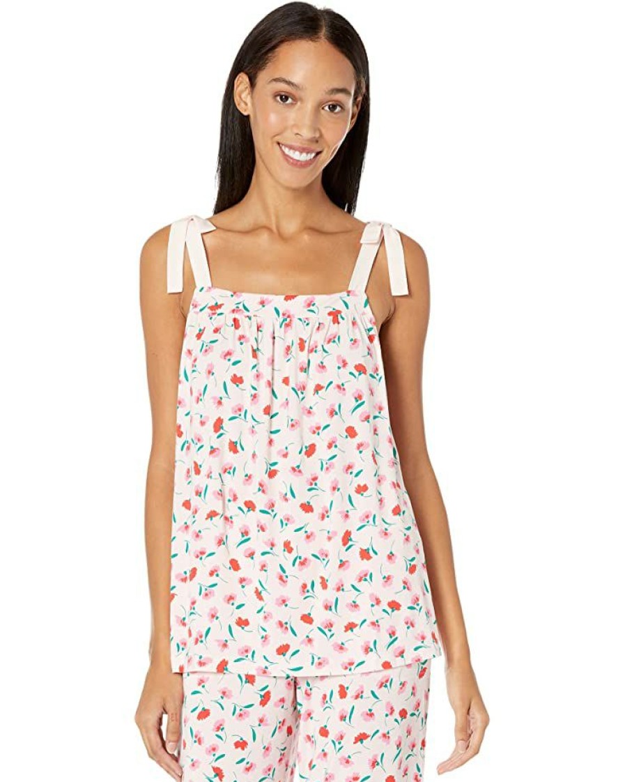 Clothing Kate Spade New York | Kate Spade New York Sleepwear Cropped Tank Set Floral Breeze