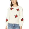 Clothing Kate Spade New York | Kate Spade New York Sweaters Crochet Roses Sweater Cream