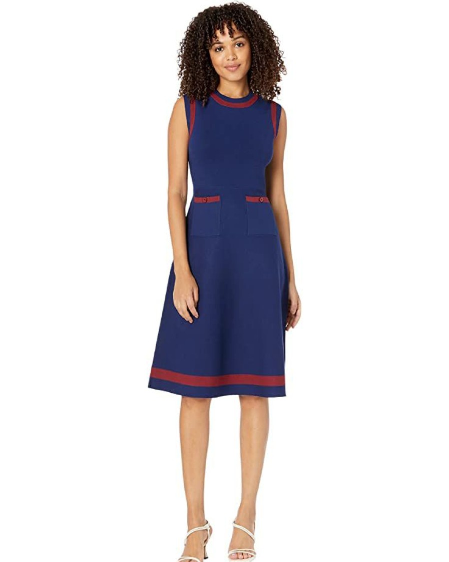 Clothing Kate Spade New York | Kate Spade New York Dresses Sleeveless Sweaterdress French Navy