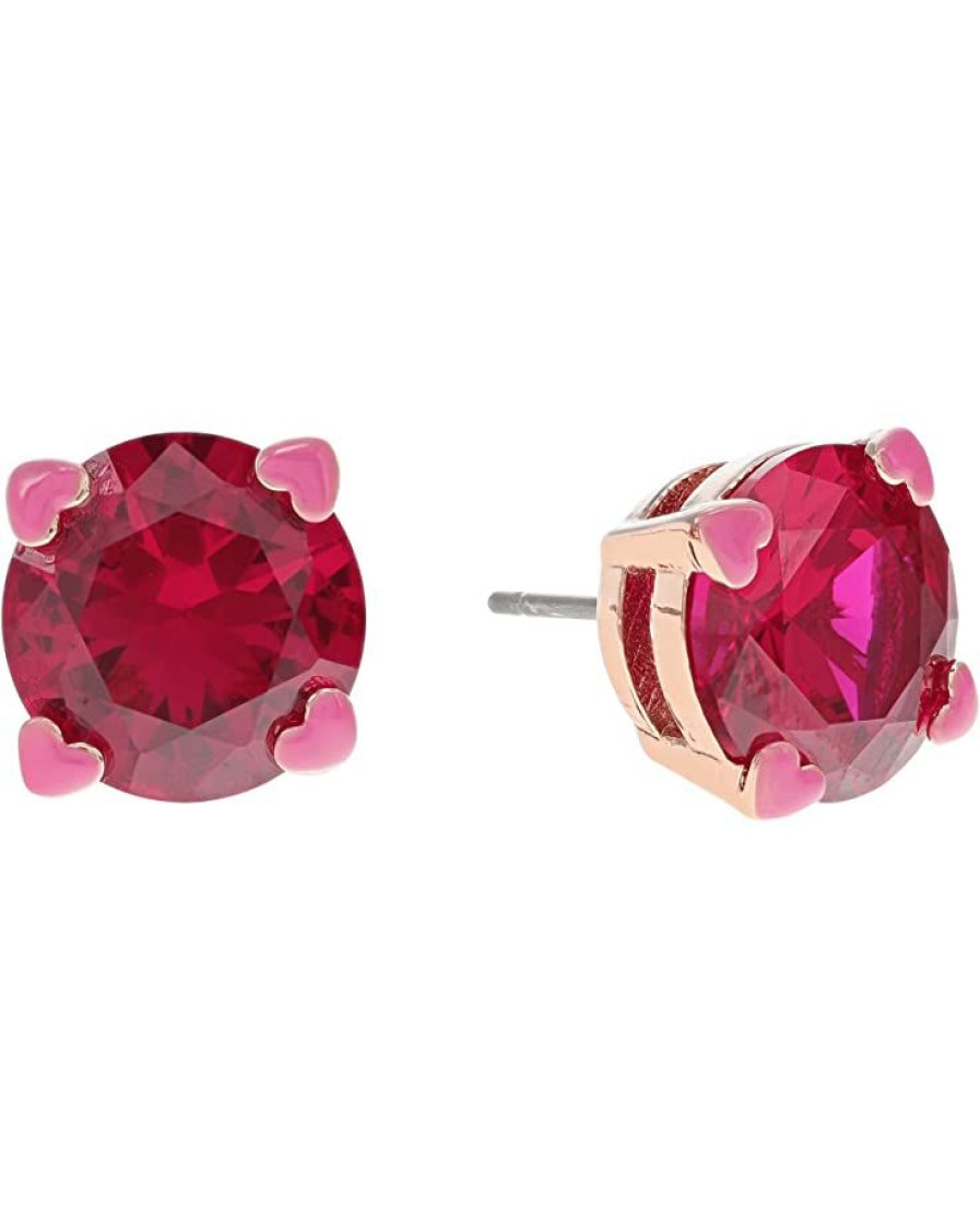 Jewelry Kate Spade New York | Kate Spade New York Heart Stud Earrings Ruby