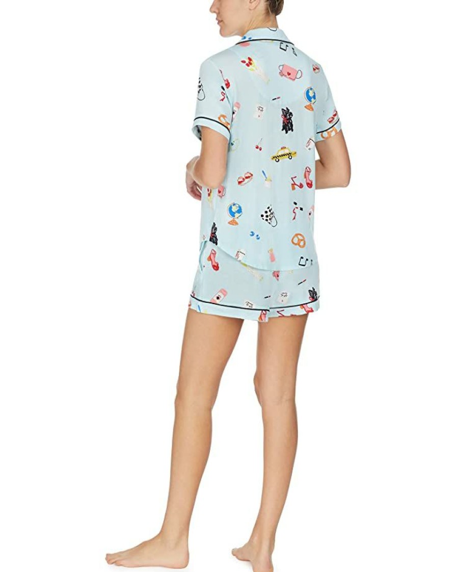 Clothing Kate Spade New York | Kate Spade New York Sleepwear Fashion Short Sleeve Shorts Pj Set Things We Love