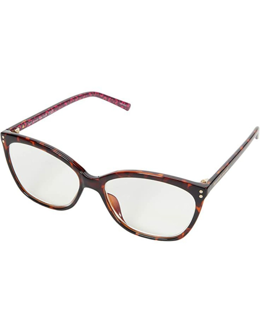 Eyewear Kate Spade New York | Kate Spade New York Milena Blue Light Reading Glasses Dark Havana/Demo Lens