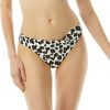 Clothing Kate Spade New York | Kate Spade New York Swimwear Fiji Feline Knotted Classic Bikini Bottoms Black