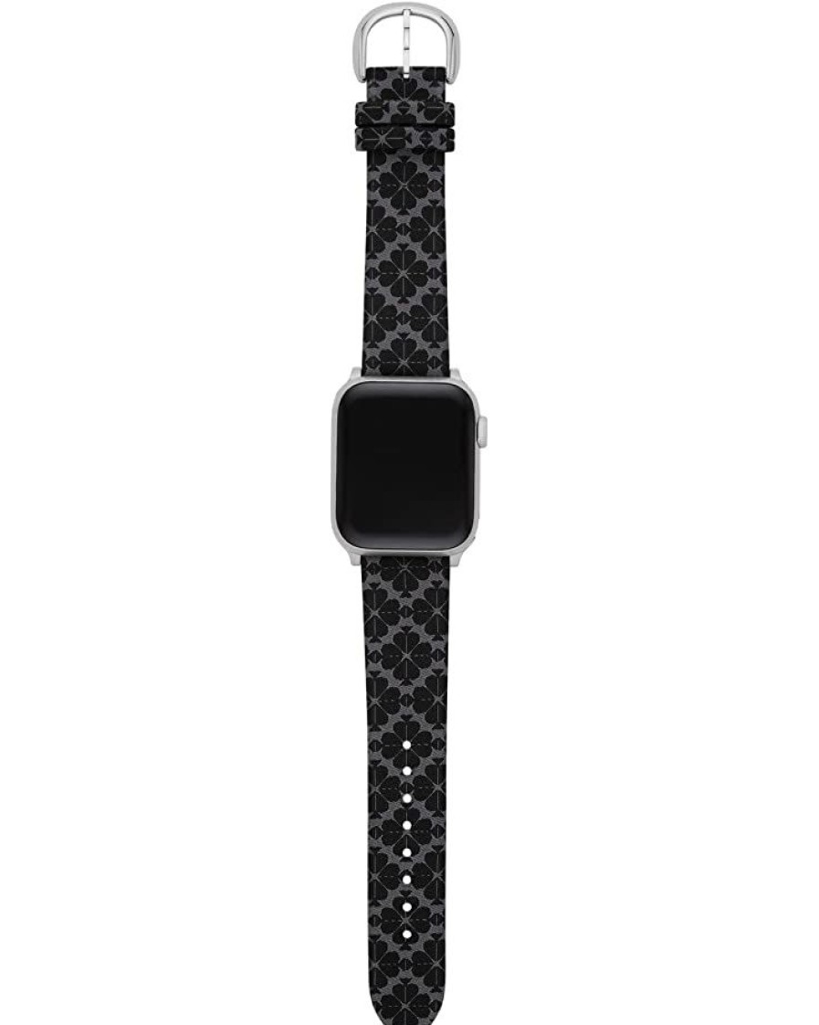 Watches Kate Spade New York | Kate Spade New York Watch Accessories Leather Band For Apple Watch Kss0139 Black