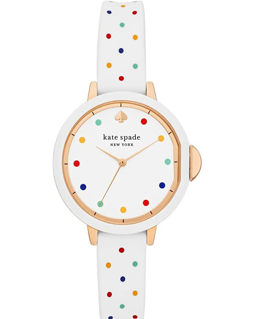 Watches Kate Spade New York | Kate Spade New York Fashion Watches 34 Mm Park Row Watch Ksw1755 Pink/Green/White