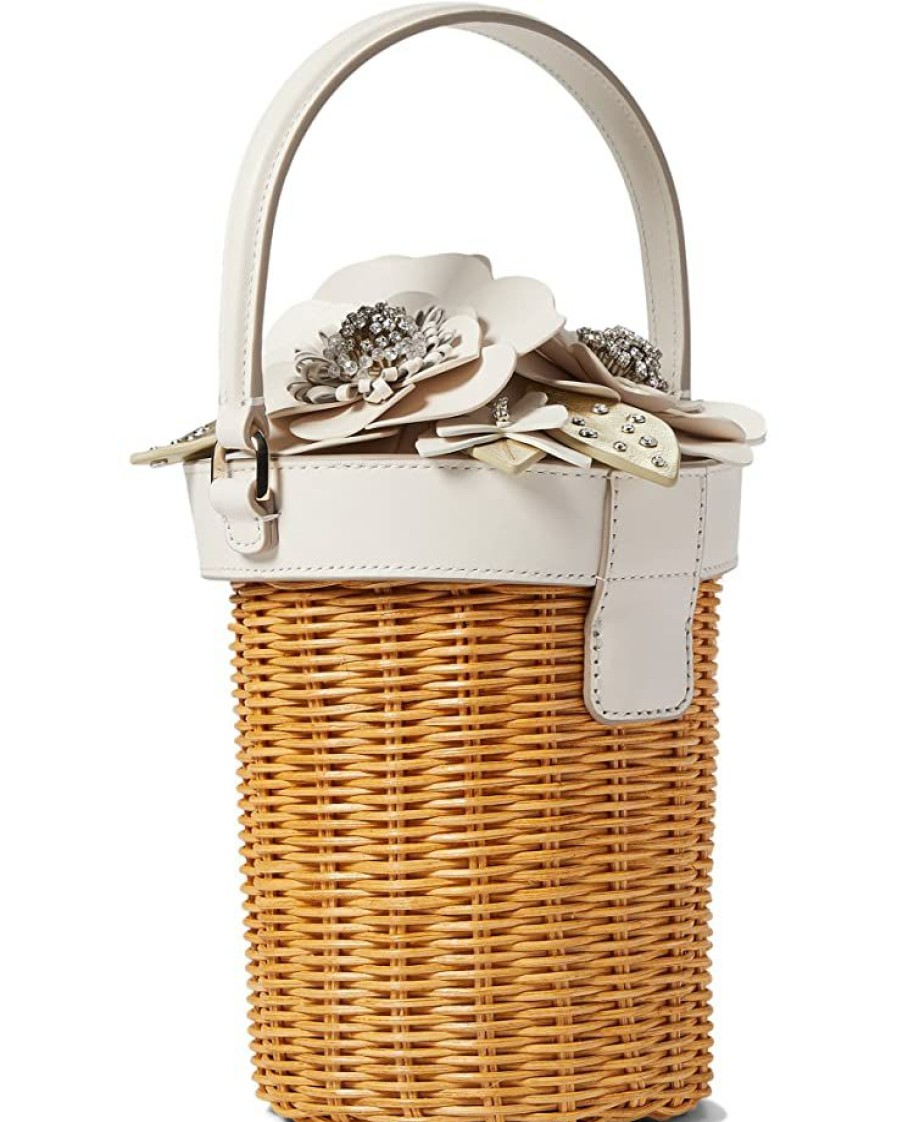 Bags Kate Spade New York | Kate Spade New York Handbags Bridal Wicker 3-D Flower Pot Crossbody Multi