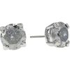 Jewelry Kate Spade New York | Kate Spade New York Heart Studs Earrings Silver Patina