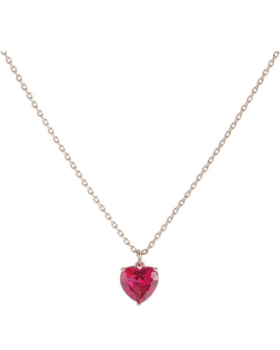 Jewelry Kate Spade New York | Kate Spade New York Necklaces Heart Pendant Red/Rose Gold