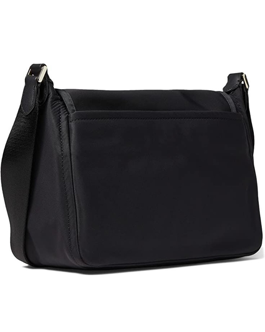 Bags Kate Spade New York | Kate Spade New York Messenger Bags Sam The Little Better Nylon Medium Messenger Black