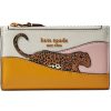 Bags Kate Spade New York | Kate Spade New York Wallets Lucy Leopard Applique Saffiano Leather Small Slim Bifold Wallet Wild Senna Multi