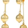 Jewelry Kate Spade New York | Kate Spade New York Have A Ball Front To Back Linear Earrings Gold