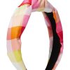 Eyewear Kate Spade New York | Kate Spade New York Hair Accessories Madras Plaid Knotted Headband Multi Pink