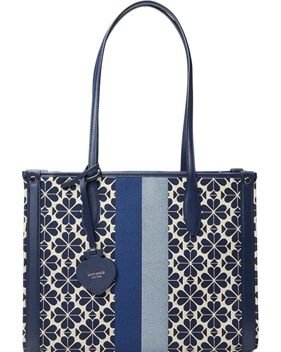 Bags Kate Spade New York | Kate Spade New York Handbags Spade Flower Jacquard Market Medium Tote