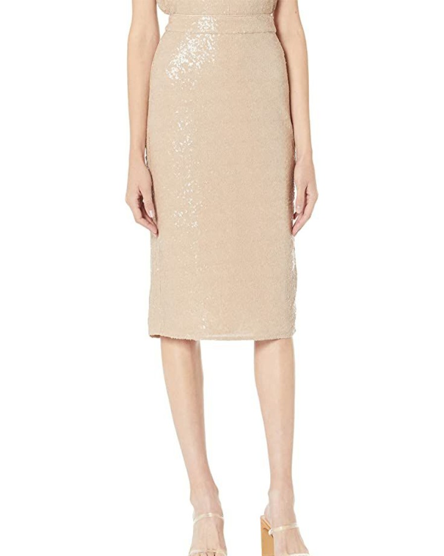 Clothing Kate Spade New York | Kate Spade New York Skirts Sequin Skirt Rosy Beige