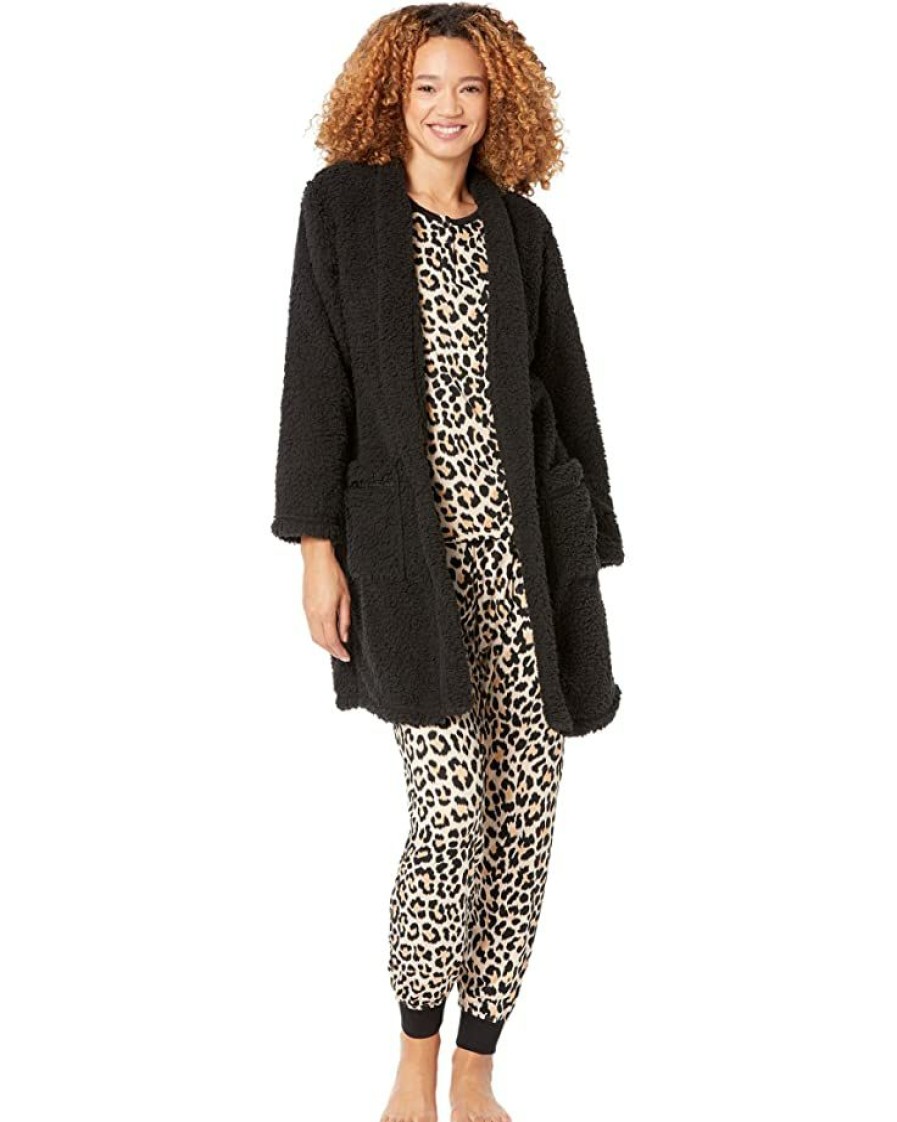 Clothing Kate Spade New York | Kate Spade New York Sleepwear Sherpa Fleece Robe