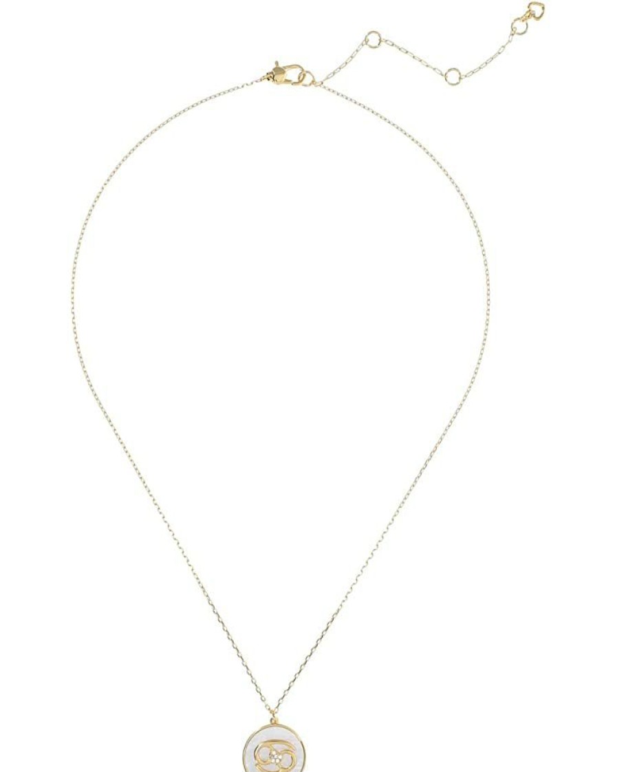 Jewelry Kate Spade New York | Kate Spade New York Necklaces In The Stars Mother-Of-Pearl Cancer Pendant Necklace Mother-Of-Pearl/Gold