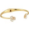 Jewelry Kate Spade New York | Kate Spade New York Bracelets Disco Pansy Thin Cuff Cream/Clear