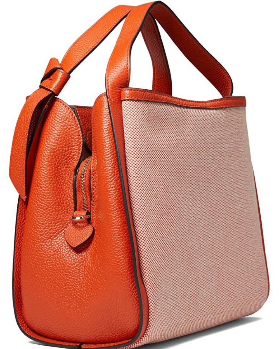 Bags Kate Spade New York | Kate Spade New York Handbags Knott Canvas Medium Crossbody Tote Dried Apricot