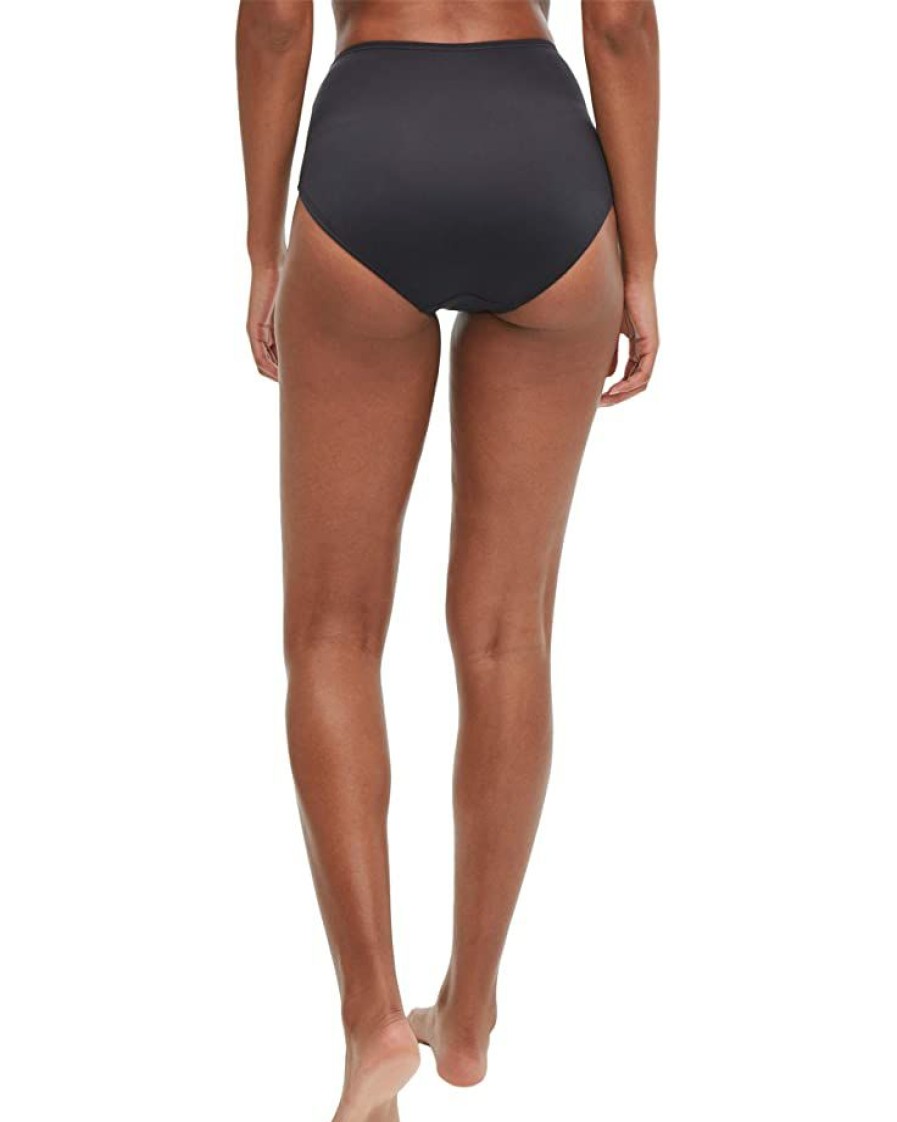 Clothing Kate Spade New York | Kate Spade New York Swimwear Cabana High-Waist Bottoms Black