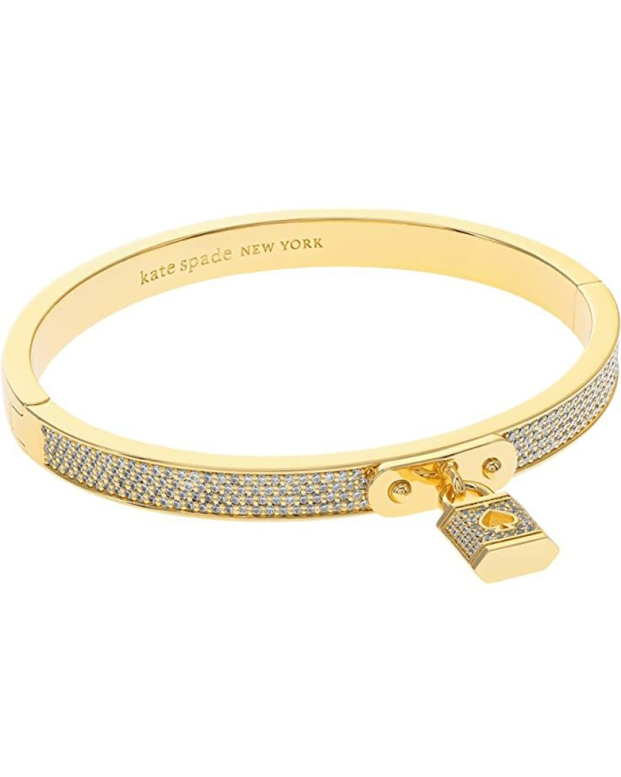 Jewelry Kate Spade New York | Kate Spade New York Bracelets Lock And Spade Pave Bangle