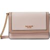 Bags Kate Spade New York | Kate Spade New York Handbags Morgan Color-Blocked Saffiano Leather Flap Chain Wallet Pale Dogwood Multi