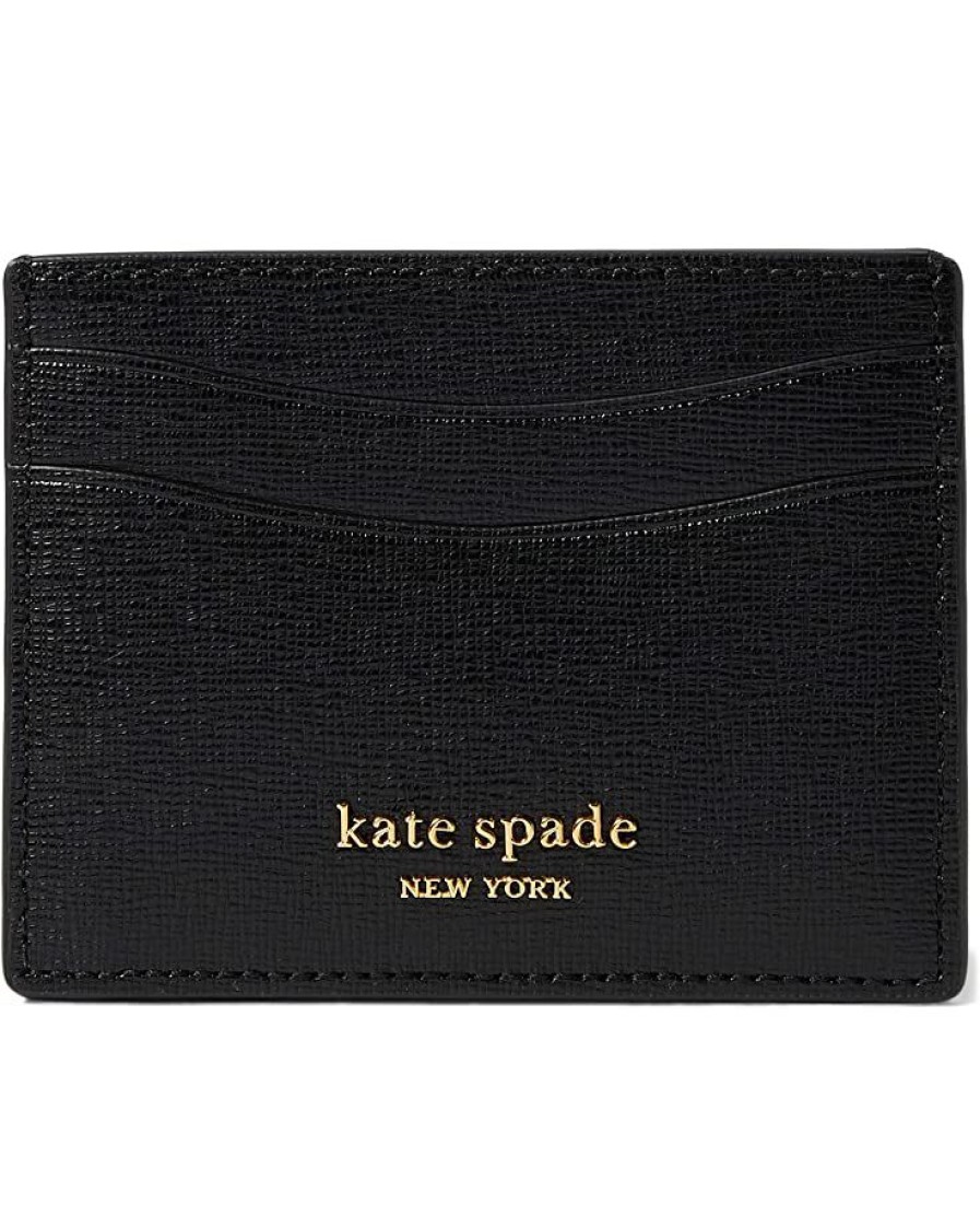 Bags Kate Spade New York | Kate Spade New York Wallets Morgan Saffiano Leather Card Holder Black