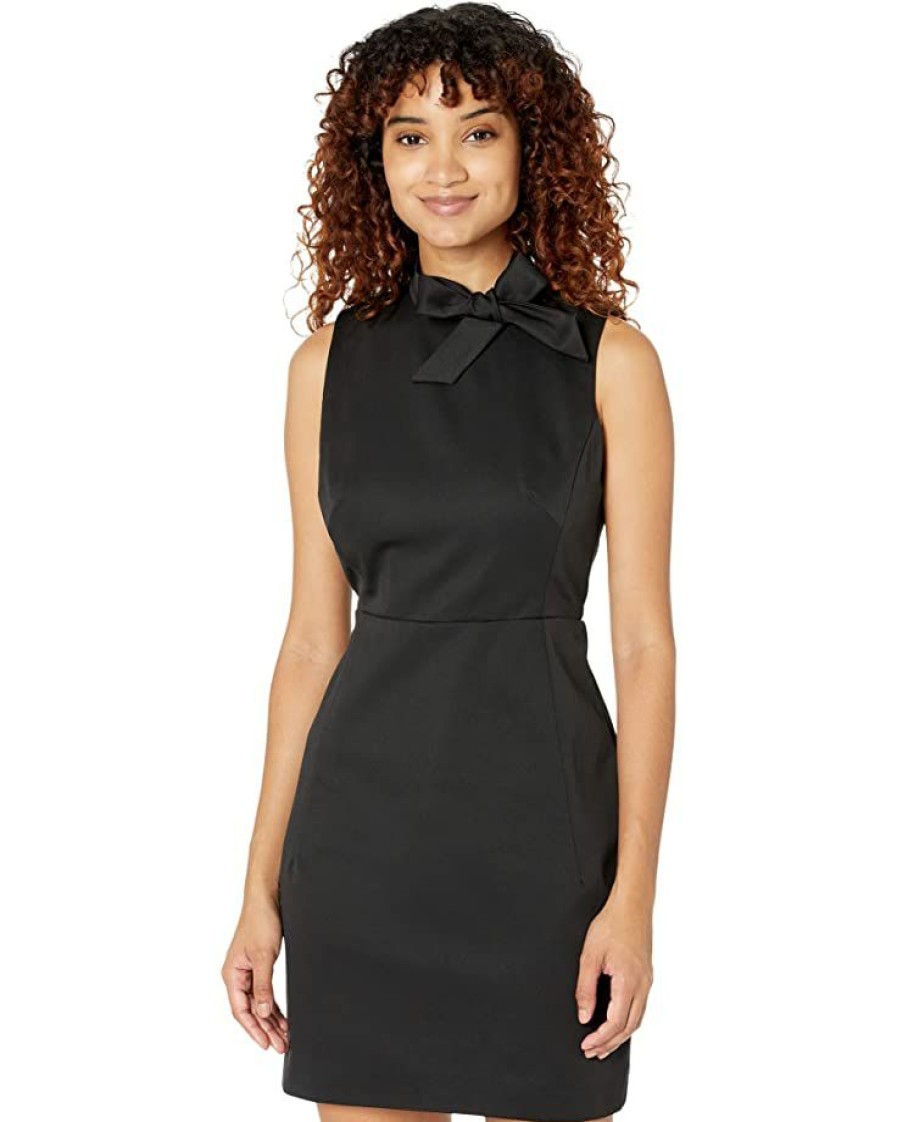 Clothing Kate Spade New York | Kate Spade New York Dresses Faille Knott Dress Black