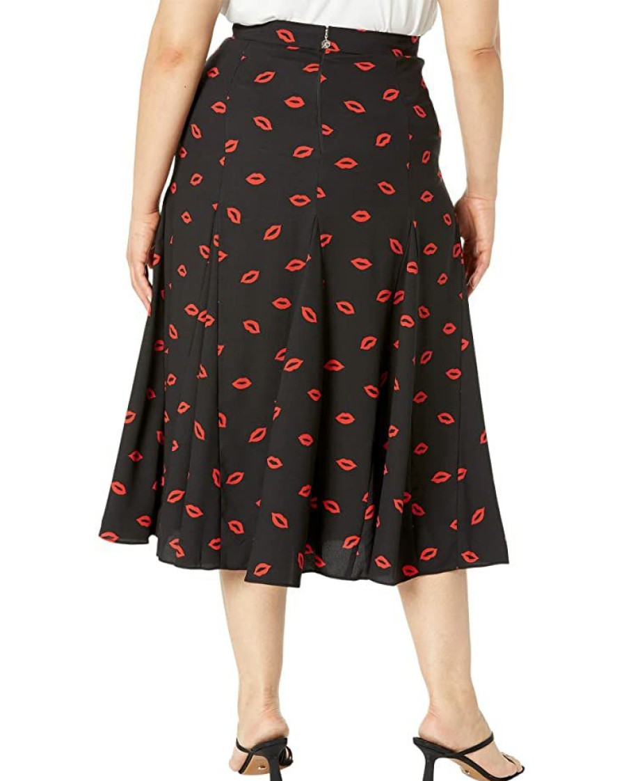 Clothing Kate Spade New York | Kate Spade New York Skirts Kisses Fluid Skirt Black