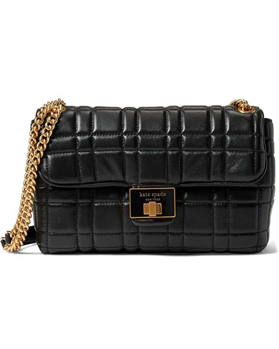 Bags Kate Spade New York | Kate Spade New York Handbags Evelyn Quilted Leather Medium Convertible Shoulder Bag Black