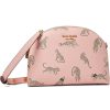 Bags Kate Spade New York | Kate Spade New York Handbags Morgan Leopard Printed Saffiano Leather Double Zip Dome Crossbody Dancer Pink