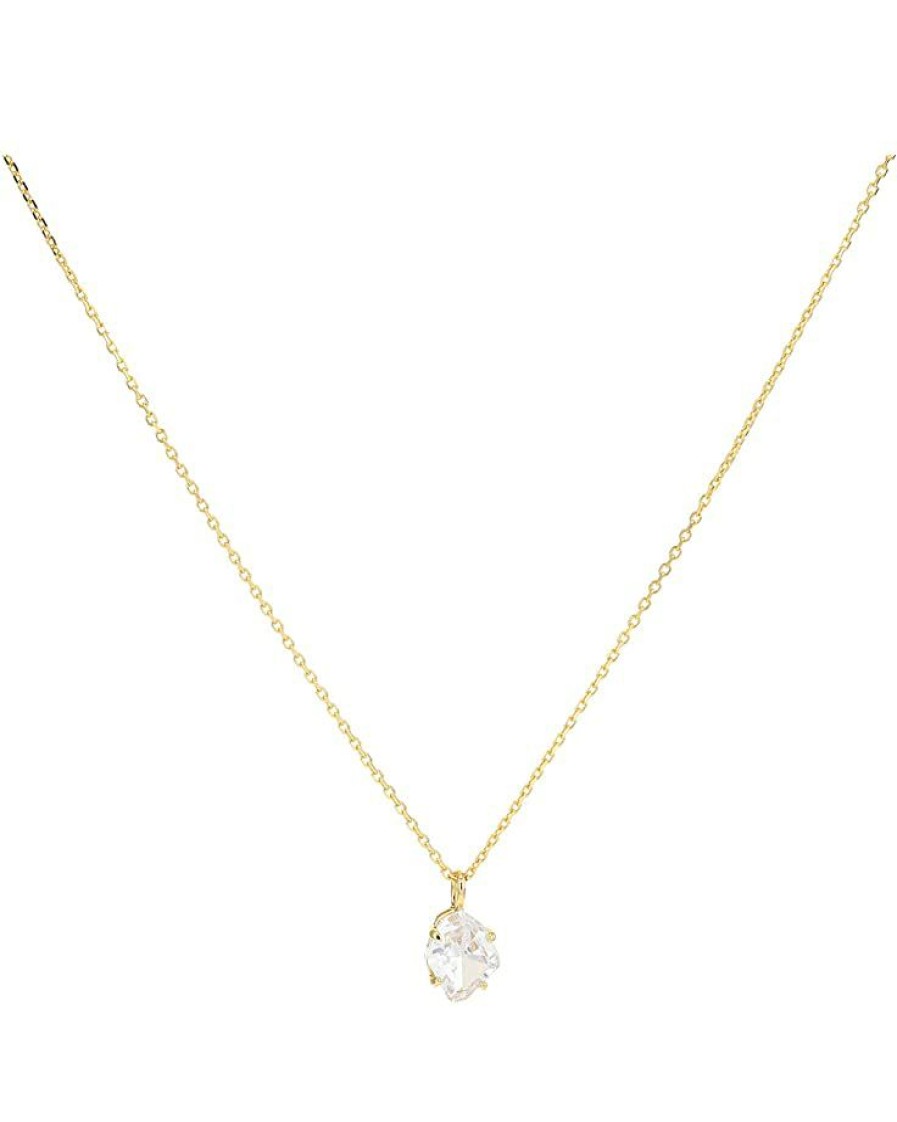 Jewelry Kate Spade New York | Kate Spade New York Necklaces Treasure Trove Mini Pendant Necklace Clear/Gold