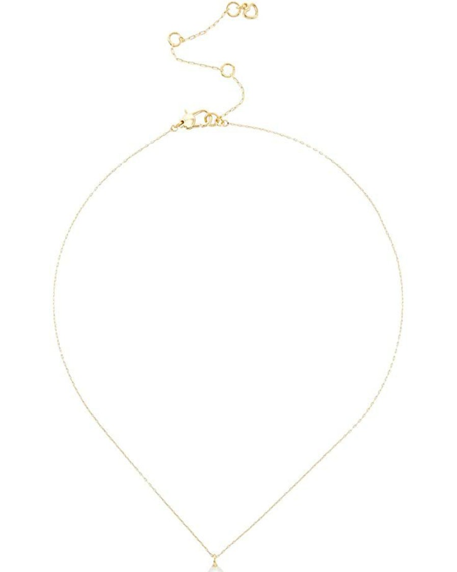 Jewelry Kate Spade New York | Kate Spade New York Necklaces Brilliant Statements Trio Prong Pendant Necklace Cream/Gold