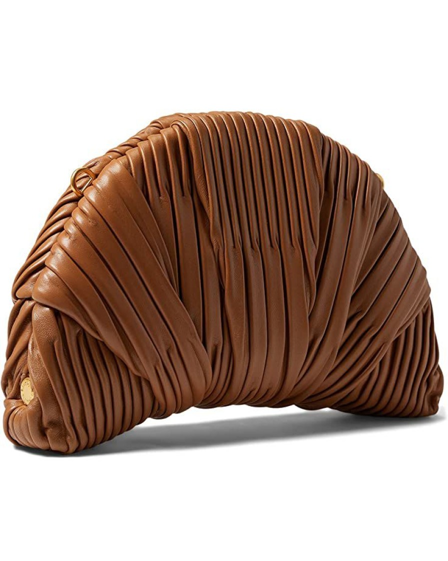 Bags Kate Spade New York | Kate Spade New York Handbags Patisserie Pleated Smooth Leather 3-D Croissant Clutch