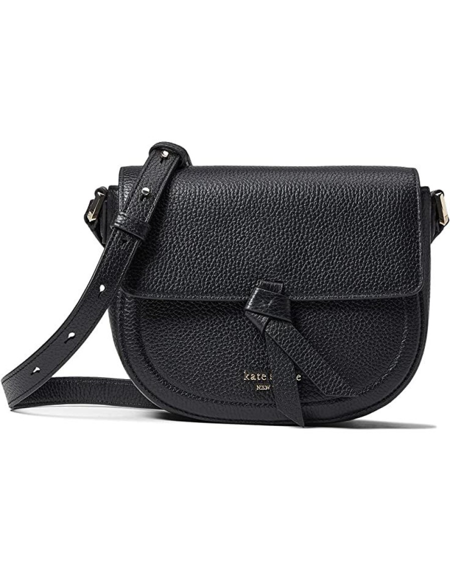 Bags Kate Spade New York | Kate Spade New York Handbags Knott Pebbled Leather Medium Saddle Bag