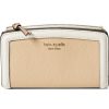 Bags Kate Spade New York | Kate Spade New York Wallets Knott Color-Blocked Pebbled Leather Zip Slim Wallet Warm Stone Multi