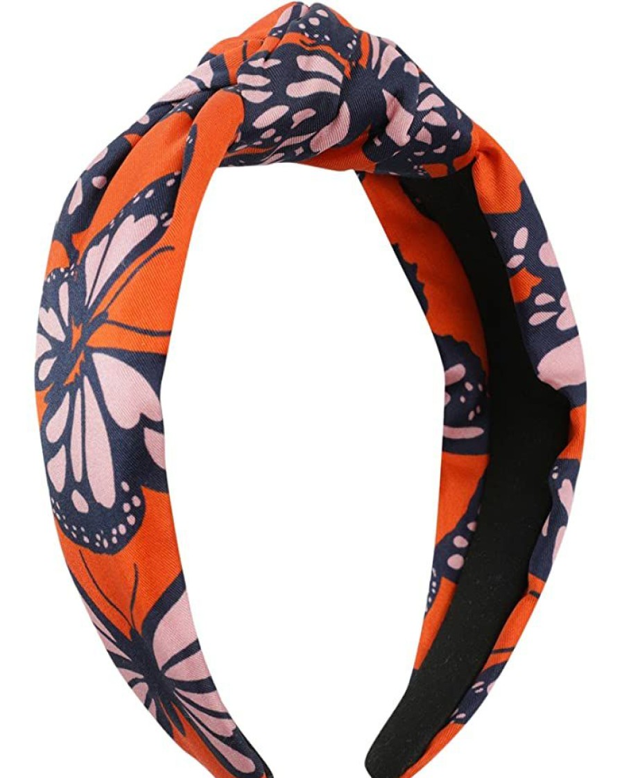 Eyewear Kate Spade New York | Kate Spade New York Hair Accessories Spring Flight Knotted Headband Fresh Carrot