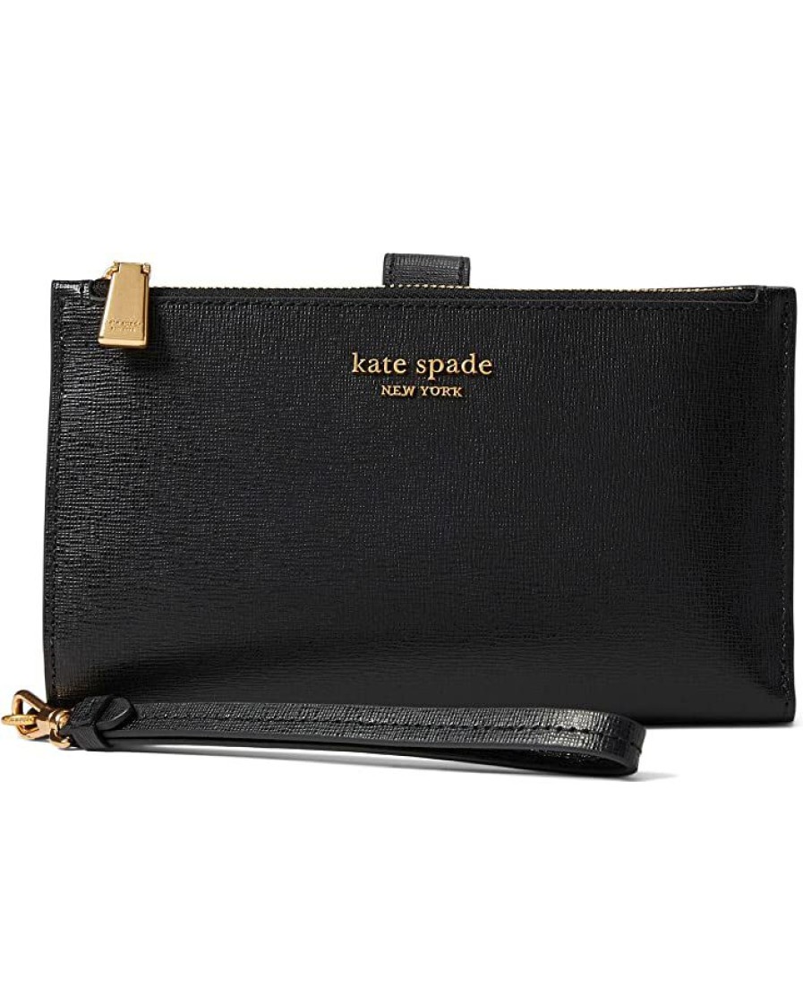 Bags Kate Spade New York | Kate Spade New York Wallets Morgan Saffiano Leather Phone Wallet Black