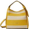 Bags Kate Spade New York | Kate Spade New York Handbags Knott Striped Straw Medium Crossbody Tote Morning Light Multi