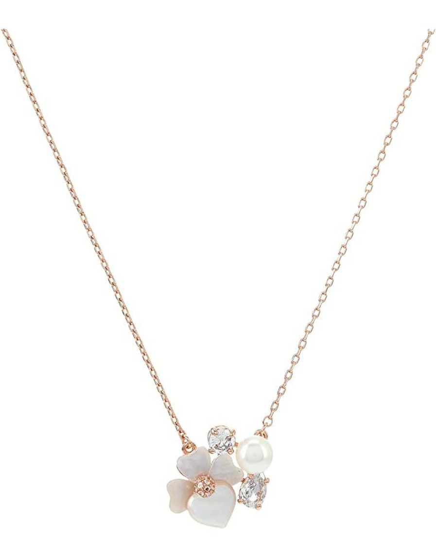 Jewelry Kate Spade New York | Kate Spade New York Necklaces Precious Pansy Cluster Pendant Necklace White Multi