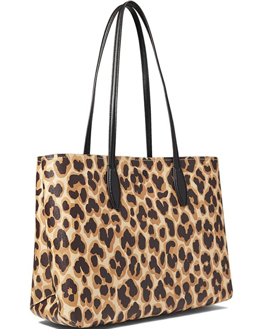 Bags Kate Spade New York | Kate Spade New York Handbags All Day Lovely Leopard Printed Pvc Large Tote Multi