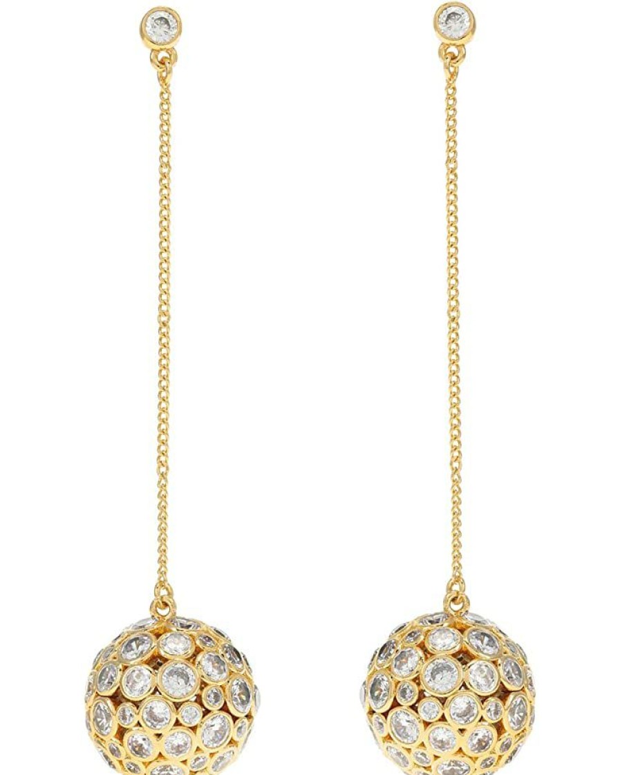 Jewelry Kate Spade New York | Kate Spade New York On The Dot Sphere Linear Earrings