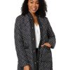 Clothing Kate Spade New York | Kate Spade New York Coats & Outerwear Belted Quilted Jacket Printed Dot