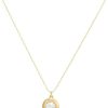 Jewelry Kate Spade New York | Kate Spade New York Necklaces On The Dot Mini Pendant Necklace Clear/Gold