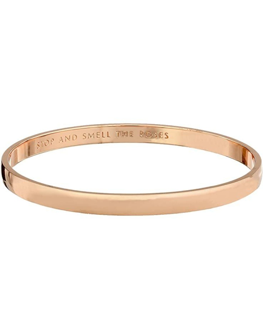 Jewelry Kate Spade New York | Kate Spade New York Bracelets Idiom Bangles Stop And Smell The Roses Solid Rose Gold